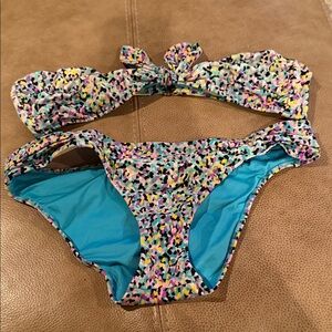 Colorful Kids Swim Bikini Set